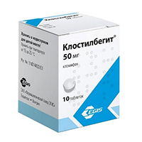 КЛОСТИЛБЕГИТ таб 50мг n10