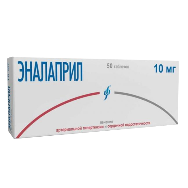 ЭНАЛАПРИЛ Н таб 10мг + 25мг n20