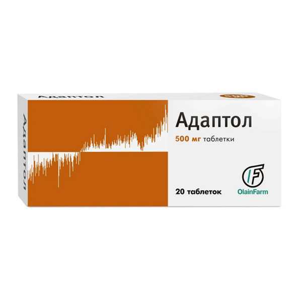 АДАПТОЛ таб 500мг n20