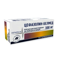 ЦЕФАЗОЛИН пор. д/ин. (фл.) 1г n1