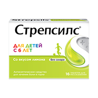 СТРЕПСИЛС таб д/детей n16 Лимонный СТРЕПСИЛС таб д/детей n16 Лимонный