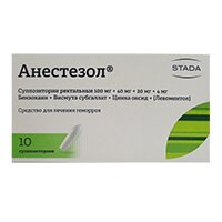 АНЕСТЕЗОЛ супп. рект. n10