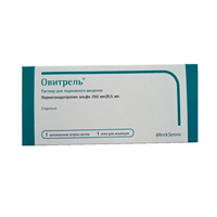 ОВИТРЕЛЬ р-р д/ин. (шприц) 250мкг 0.5мл/доза - 0.5мл 1 шт.
