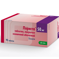 ЛОРИСТА таб п/об 50мг 90 шт.