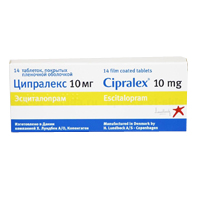 ЦИПРАЛЕКС таб п/об 10мг 14 шт.