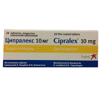 ЦИПРАЛЕКС таб п/об 10мг 28 шт.