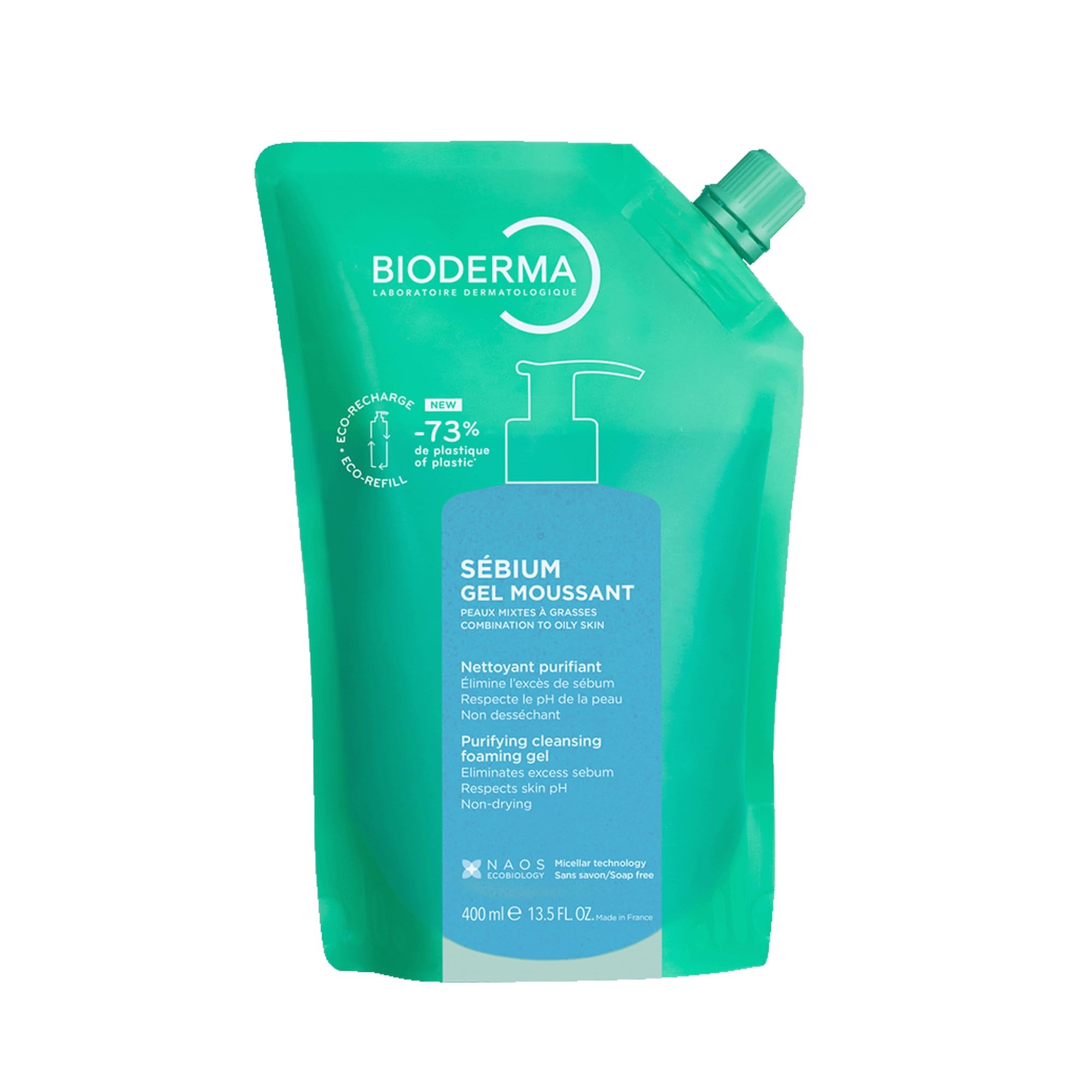 Bioderma Sebium Очищающий гель для жирной и проблемной кожи 400 мл.
