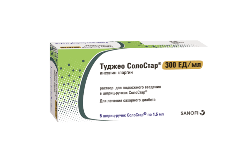 ТУДЖЕО Солостар р-р д/ин. (шприц-ручка) 300ед/мл - 1.5мл 3 шт.