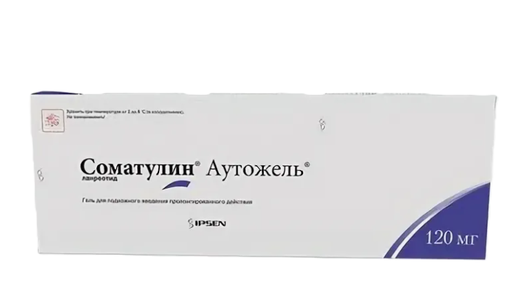 СОМАТУЛИН АУТОЖЕЛЬ гель (шприц) 120мг 1 шт.
