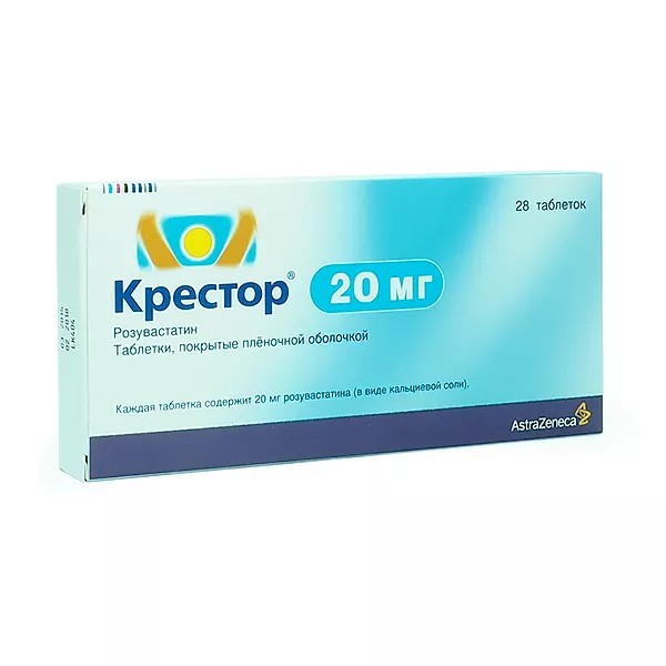 Крестор 20мг №28 табл (Астра Зенека\/Великобритан)