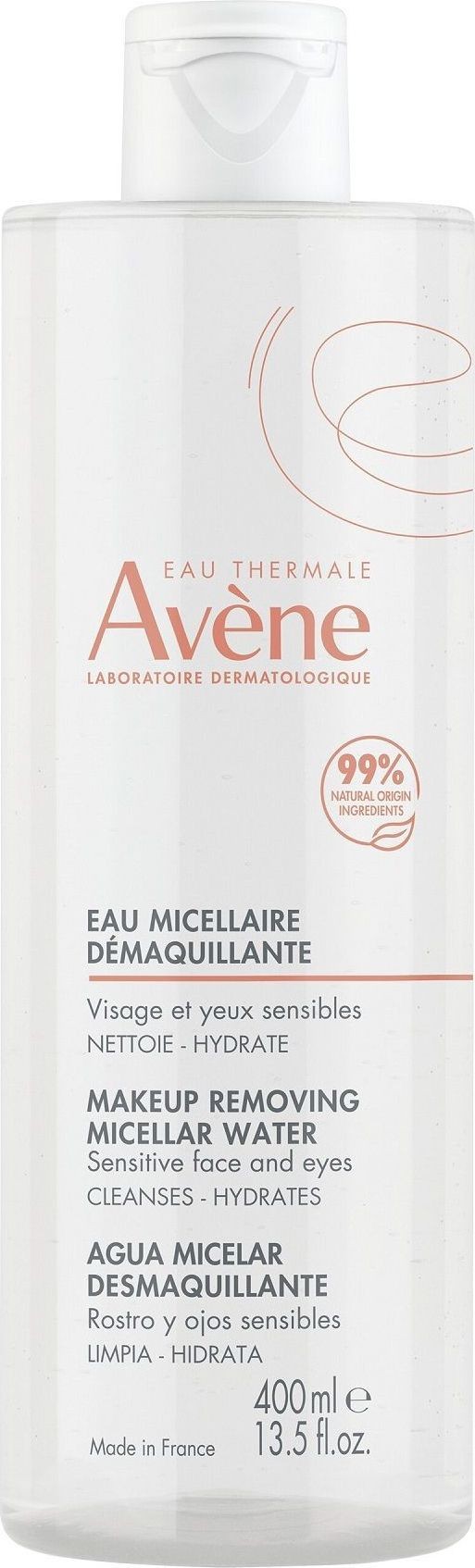 AVENE Мицеллярная вода очищающая 400 мл