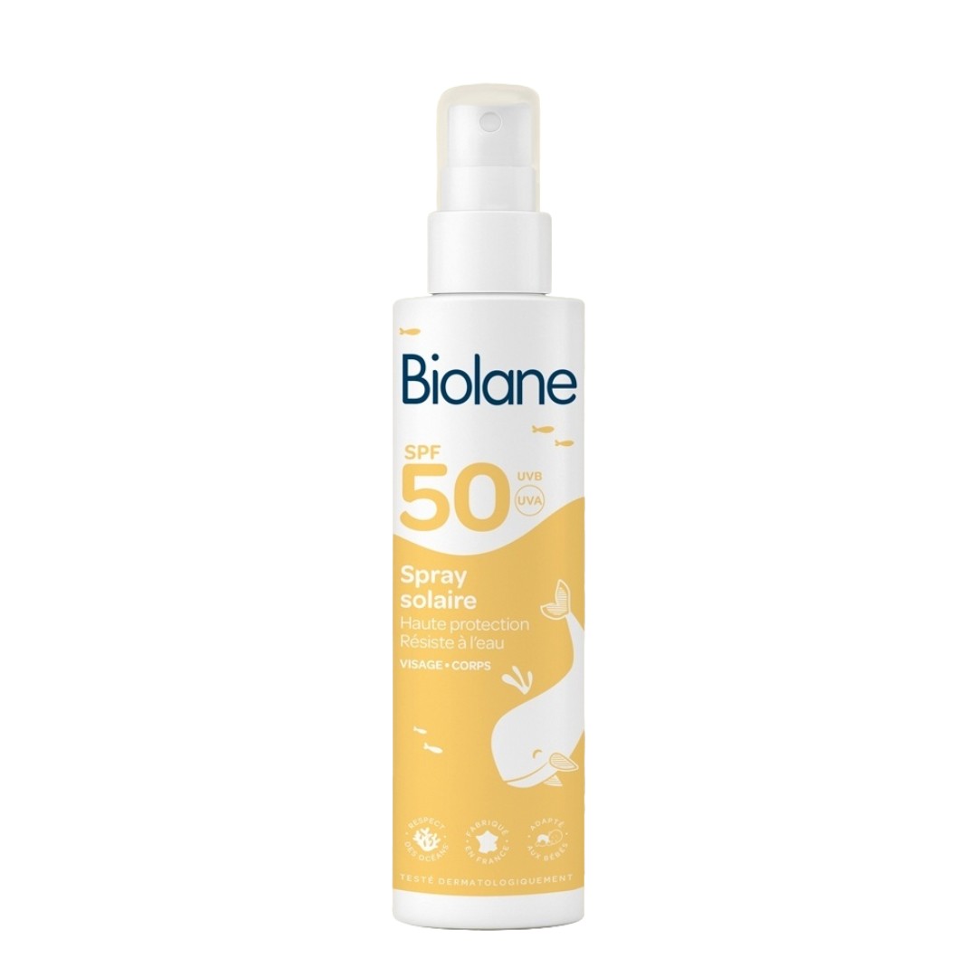 Biolane Солнцезащитный спрей крем SPF 50, 200 мл