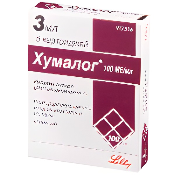 ХУМАЛОГ р-р д/ин. (картридж в шприц-ручке КвикПен) 100МЕ/мл - 3мл n5