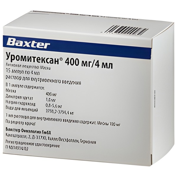 УРОМИТЕКСАН р-р д/ин. (амп.) 100мг/мл - 4мл n15
