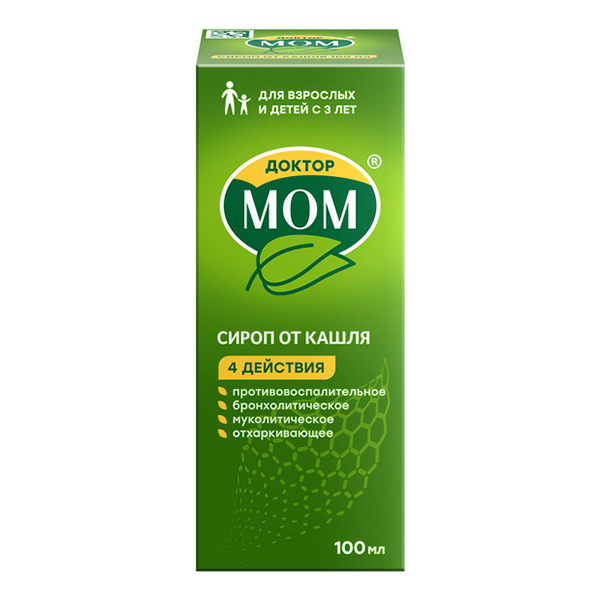 Доктор МОМ фл.(сироп) 100мл + мерн. стакан