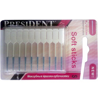 Зубочистки DR. STEVE с нитью д/брекетов №50 (зеленый чай)