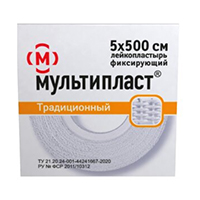 ПЛАСТЫРЬ Мультипласт ленточный 4х500см 1 шт.