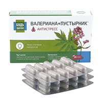 БУДЬ ЗДОРОВ (БАД) комплекс валерианы и пустырника капc. 30 шт.