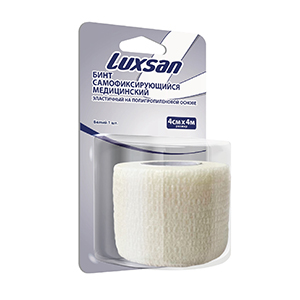 Бинт Luxsan самофикс. эласт. 8х4 (беж.)